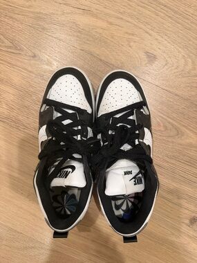 Nike Black and White Skate-Inspired Sneakers